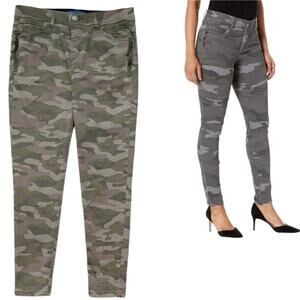 Democracy Camouflage Zipper Ab"solution Stretch Skinny Jeans‎ Size 6